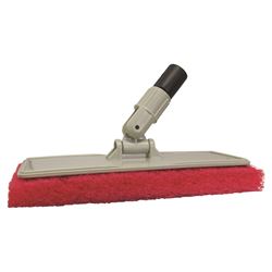 Picture of Starbrite 040124 Flex Head Scrubber with Red Medium Scrub Pad
