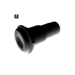 Picture of T-H Marine TH1200DP 1 1/8" Straight Thru-Hull-Fitting, Black