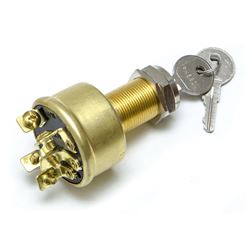 Picture of Sierra MP39040 Magneto Ignition Starter Switch 3 Position 12V Brass