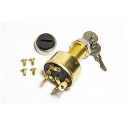 Picture of Sierra MP39070 4-Position Ignition Starter Switch 12V 15A Brass