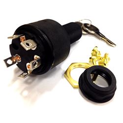 Picture of Sierra MP39100  Magneto 3 Position 11/8" Polyester 5 Screw Terminal 12V 15 Amp Ignition Starter Switch