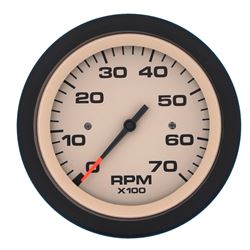 Picture of Sierra 59703P Sahara 3" Tachometer Gauge 0-7000 RPM Black Tan Outboard