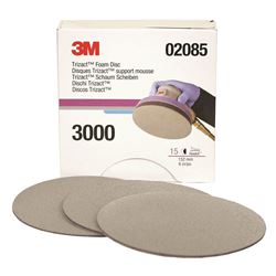 Picture of 3M 02085 Trizact P3000 Hookit Foam Disc 6 Inch
