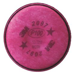 Picture of 3M 07184 P100 Particulate Filter with Organic Vapor Relief 2-Pack