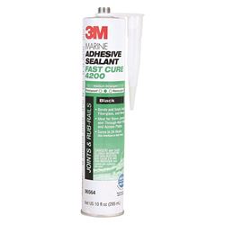Picture of 3M 06564 Marine Adhesive Sealant Fast Cure 10oz Cartridge Black