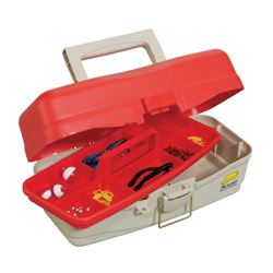 Picture of Plano 500000 PLANO TAKE ME FISHING  TACKLE BOX RED AND BEIGE