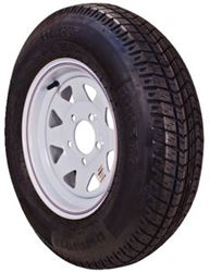 Picture of Americana Tire & Wheel 30540 4.80-12 Bias Trailer Tire on White Spoke Rim