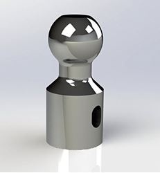 Picture of Weigh Safe WSB-L 1-7/8" Chrome Hitch Ball 7,500 lbs GTW