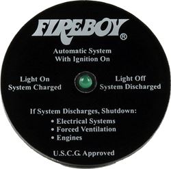 Picture of Fireboy 90107 Fire Suppression System Ready Indicator Light