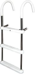 Picture of Jif Marine DMT3A-11 3-Step Aluminum Gunwale Hook Ladder 11 Inch