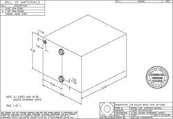 Picture of Moeller 041229 Polyethylene Water/Waste Holding Tank, 28 Gallon