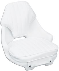 Picture of Moeller ST2050HD Narrow Standard Marine Seat with Cushion and Mounting Plate - White