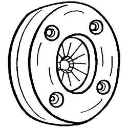 Picture of Rig Rite 620 Marine Rigging Grommet 3-3/8" Black Rubber