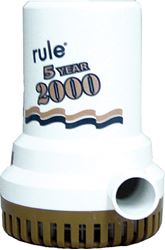 Picture of Xylem 09 Rule Gold Series Bilge Pump 2000 GPH 12V