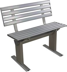 Picture of Springfield Marine 10990502 Aluminum Dock Bench 2-Person Seating