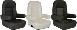 Picture of Springfield Marine 1042080-B Mariner Pilot Helm Chair with Flip-Up Armrests