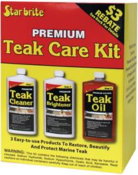 Picture of Starbrite 081202 Teak Care Kit - Quart Size Complete Cleaning System