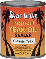 Picture of Starbrite 087932 Tropical Teak Sealer Natural Light Quart