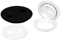Picture of T-H Marine DPS62DP T-H Marinesure-Seal Screw Out Deck Plate Polar White, 6"