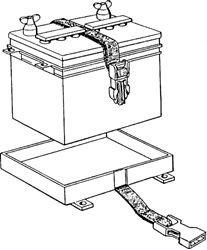 Picture of T-H Marine BS1DP Battery Holder Replacemnt Strap