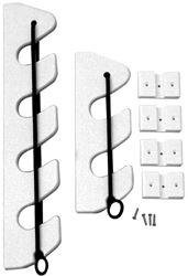 Picture of Taco Metals P03-134W 4-Rod Bungee Holder White Polymer