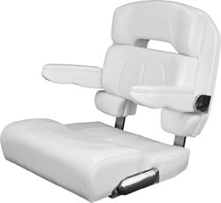 Picture of Taco Metals HA1-25WHA-7-0000-0-0 25" Capri Deluxe Helm Chair White