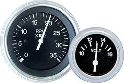 Picture of Sierra 80134P  Heavy Duty Series 2" 12V System 10-16 VDC Dial Range Voltmeter Gauge
