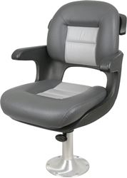 Picture of Tempress Products 57027 Elite Helm Low Back Seat Black Shell Charcoal Grey