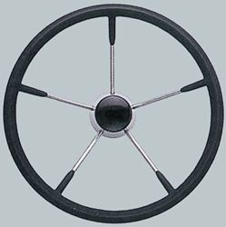 Picture of Uflex V48BFC 13-1/2" Destroyer Steering Wheel with Black Foam Grip