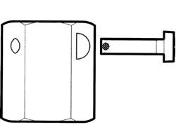 Picture of Uflex K66 Threaded Adapter for M66 Control Cable