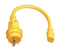 Picture of Marinco 105SPP Pigtail Adapter 15A to 30A with LED Power Indicator