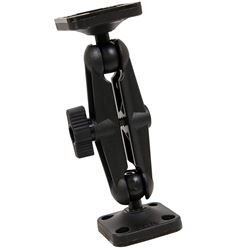 Picture of Scotty Downriggers 0150 Ball Mounting System With Universal Mounting Plate, Mfg# , Provides A Mounting Platform For A Variety Of Accessories. The Ball Joint Design Enables A Smooth, Full Range Of Motion. Corrosion-Proof Construction For Fresh Or Salt Water Use.
