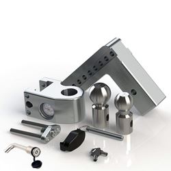 Picture of Weigh Safe WS6-2.5-KA Adjustable Ball Mount 6" Drop 2.5" Receiver with Scale