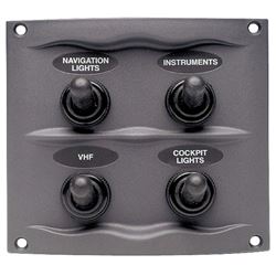Picture of BEP Marine 900-4WP Waterproof 4-Circuit Switch Panel