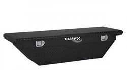 Picture of TrailFX 120633 Crossover Angled Single Lid Tool Box Matte Black 63x19.25x13.5