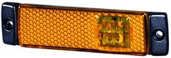Picture of Hella 008645011 8645 Series LED Side Marker Light Amber 12V
