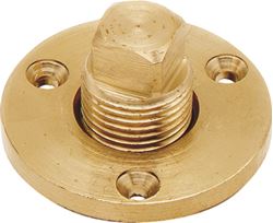 Picture of SeaSense 50032282 Garboard Drain Plug Kit - Brass 1/2" NPT