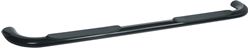 Picture of TrailFX A0007B 3 Inch Round Bent Side Step Bars Powder Coated Black Steel