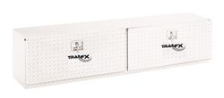 Picture of TrailFX 170901 Top Mount Aluminum Tool Box 2 Door Diamond Tread Bright Polished