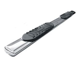 Picture of TrailFX A7012S 5 Inch Oval Straight Polished Stainless Steel Nerf Bars