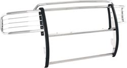 Picture of TrailFX E0034S Polished Stainless Steel Grille Guard with Brush Guard