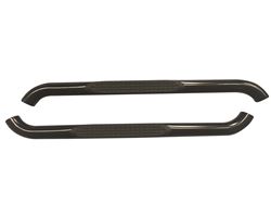 Picture of TrailFX A0029B 3 Inch Round Bent Side Step Black Powder Coated Steel