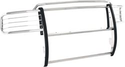 Picture of TrailFX E0017S Polished Stainless Steel Grille Guard with Brush Guard