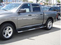 Picture of TrailFX A7060S 5-Inch Oval Wheel-to-Wheel Nerf Bars Polished Stainless Steel