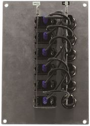 Picture of SeaSense 50031275 6 Gang Rocker Switch Panel 12V Marine Grade