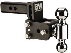 Picture of B&W TS10040B Tow and Stow Adjustable Dual Ball Mount 2" Receiver 7" Drop
