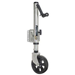 Picture of Fulton Performance 141133 XLT® Jack, 1,500 lbs., Swing Away, Bolt-On (Mounting Hardware Incl.), 12” Travel, Patent Pending TruTurn 360 Castering System