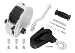 Picture of Fulton Performance FW16000101 Fulton 1600 Lbs. F2 Winch Single Speed W/strap