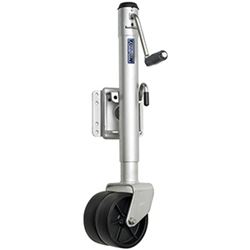 Picture of Fulton Performance XPD15L0101 Jack, 1500 lbs., Swing-Away, Bolt-On, Steel Construction, 12" Travel, 6" Dual Wheel