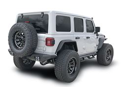 Picture of TrailFX JL06T Jeep Wrangler JL Rear Bumper with 2-Inch Receiver